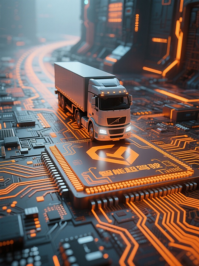 这是一张描述智能驾驶的概念图