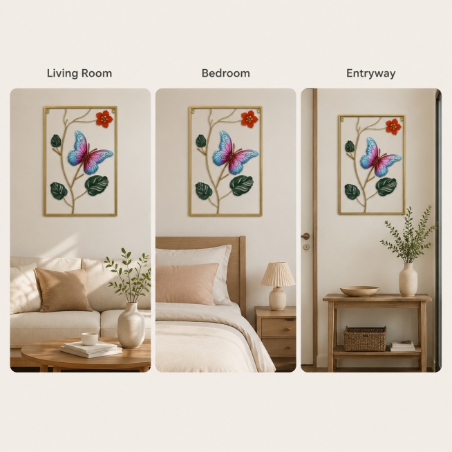 [主图-5] Multi-scenario adaptation display of the decorative wall hanging. Show the product placed in预览效果