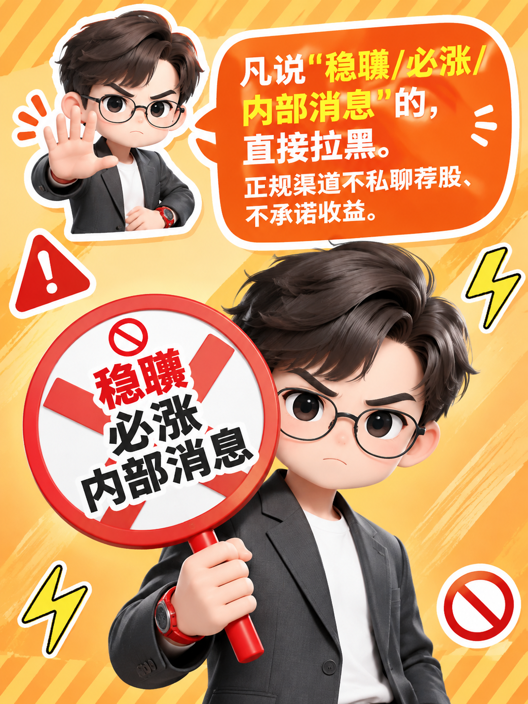 小红书笔记内页插图，避坑提醒，高饱和警示风，版式精美，小红书笔… - 图片创意预览