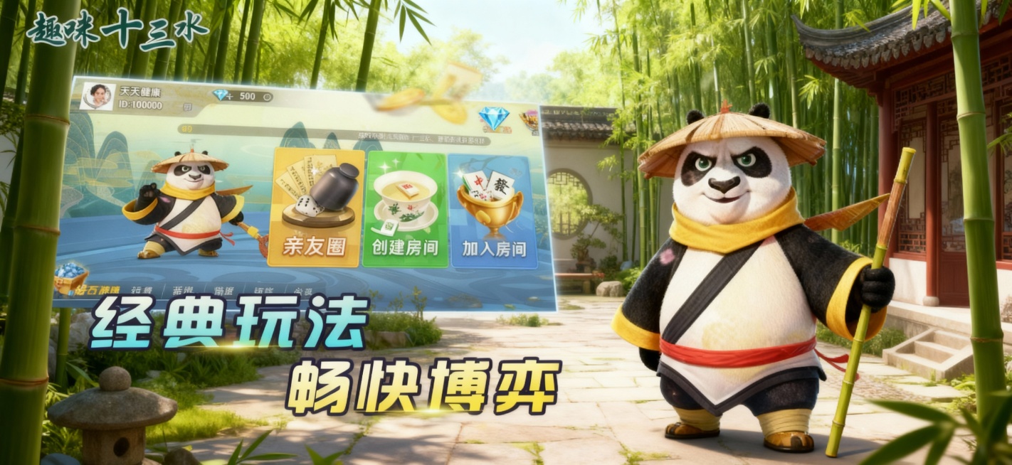 根据图片风格替换不同的背景，右边熊猫可显示不同角度或动作，各生成5张预览效果