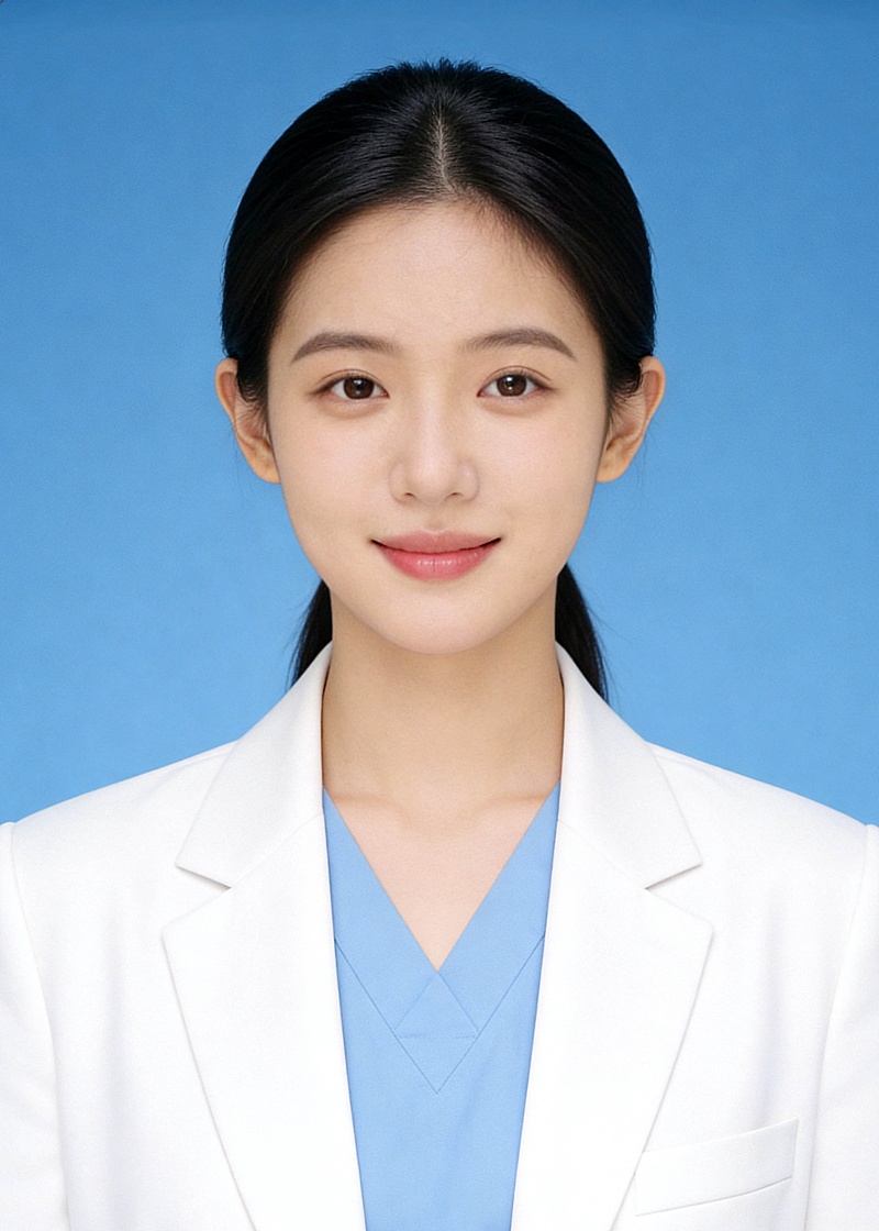 专业医护正式女性证件照