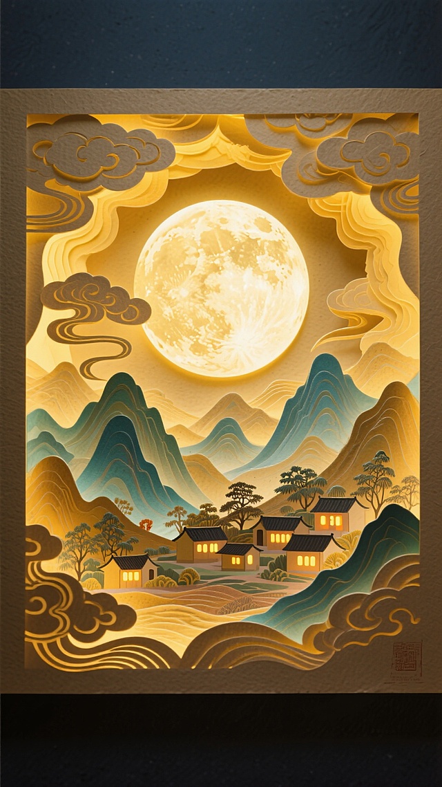 除了城市的团圆，中国也有很多小村子的万家灯火值得团圆