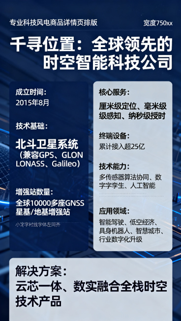 厂家介绍，千寻位置是全球领先的时空智能科技公司，成立于 2015 年 8 月。公司基于北斗卫星系统（兼容 GPS、GLONASS、Galileo）基础定位数据，利用遍布全球的 10000 多座 GNS预览效果