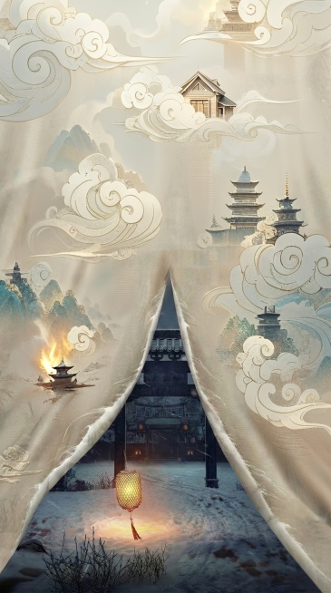 房子换成补全的云纹预览效果