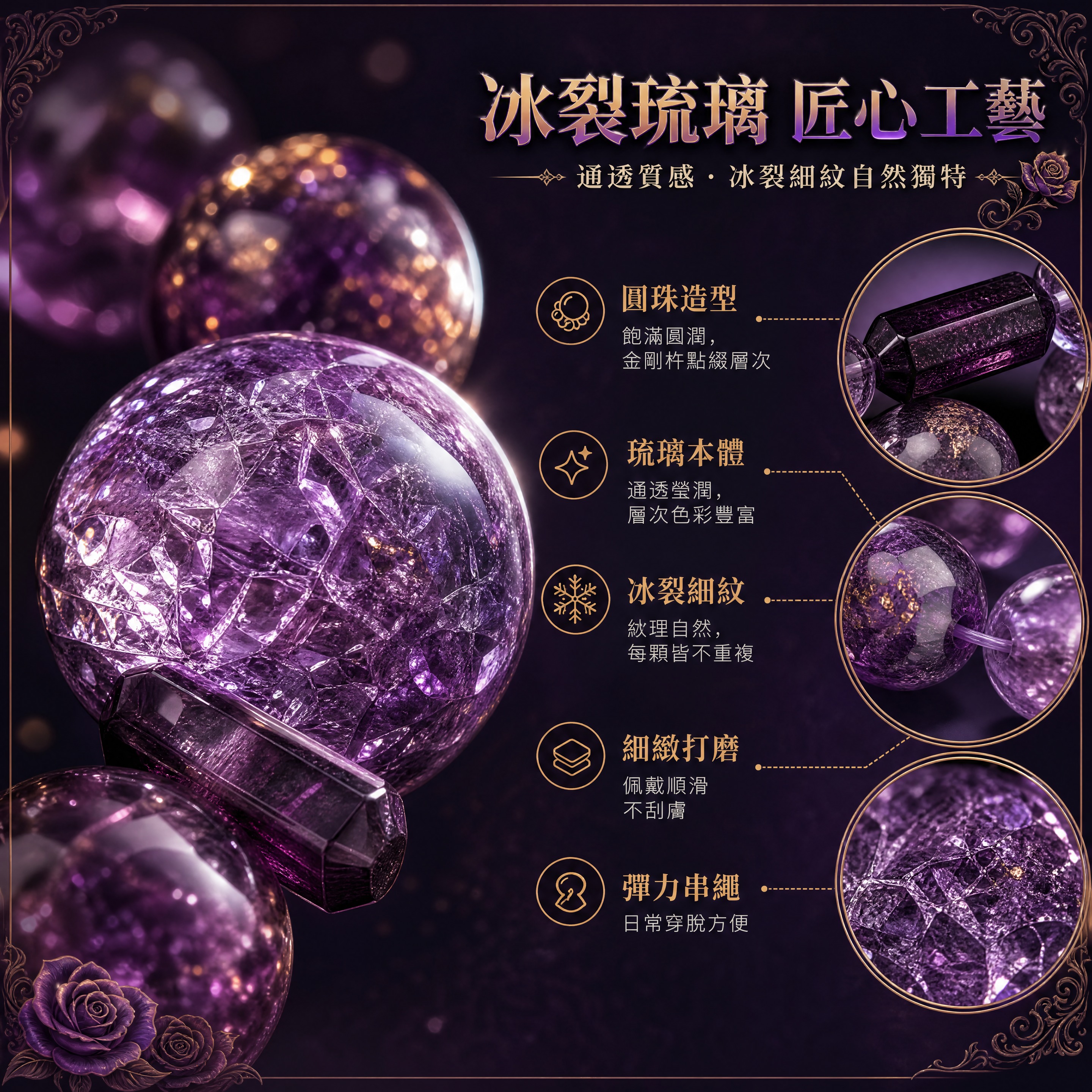 [商品] 使用【圖1】4款SKU合影中的**右上紫金幽紫色款（… - 图片创意预览