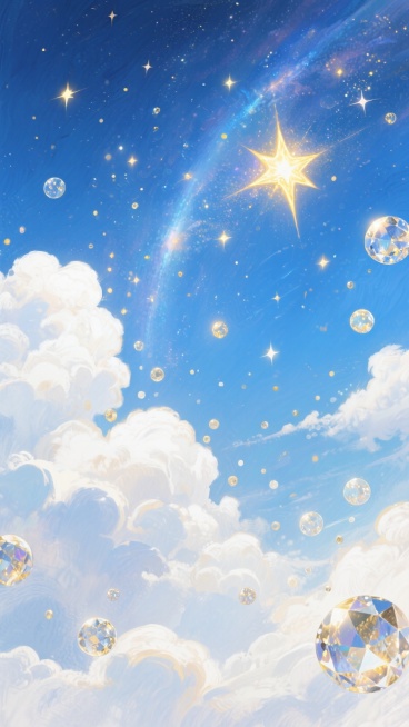 天空，宇宙，星体，圣洁，云朵预览效果