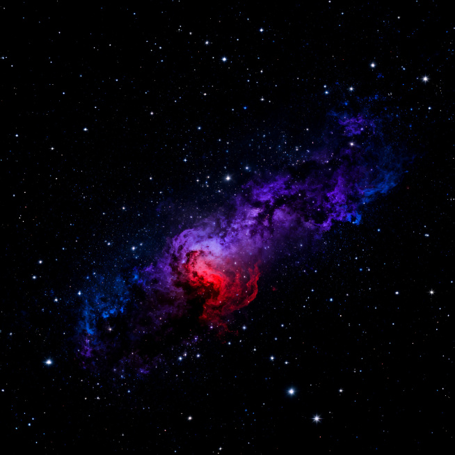 纯黑色背景的浩瀚星空，布满闪烁明亮的星星，深邃幽暗的宇宙空间，星云点缀其中，梦幻静谧深邃氛围，超清画质，层次感强预览效果