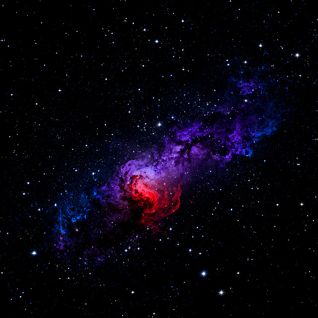 纯黑色背景的浩瀚星空，布满闪烁明亮的星星，深邃幽暗的宇宙空间，星云点缀其中，梦幻静谧深邃氛围，超清画质，层次感强