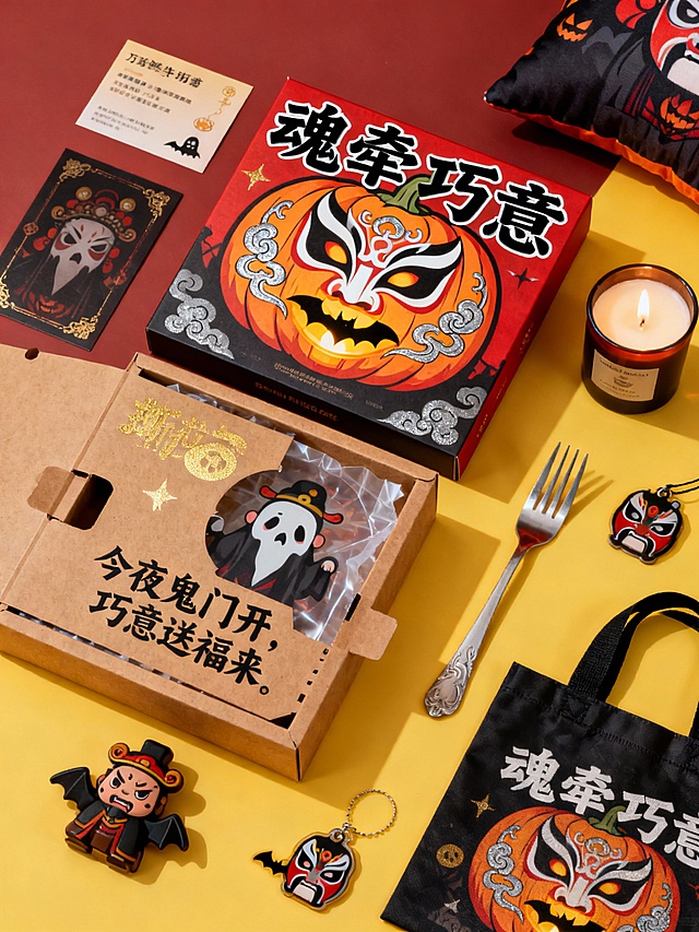 万圣节包装设计，品牌VI设计，包装设计