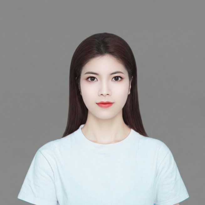 将图片底色修改成中灰色，人物不变预览效果