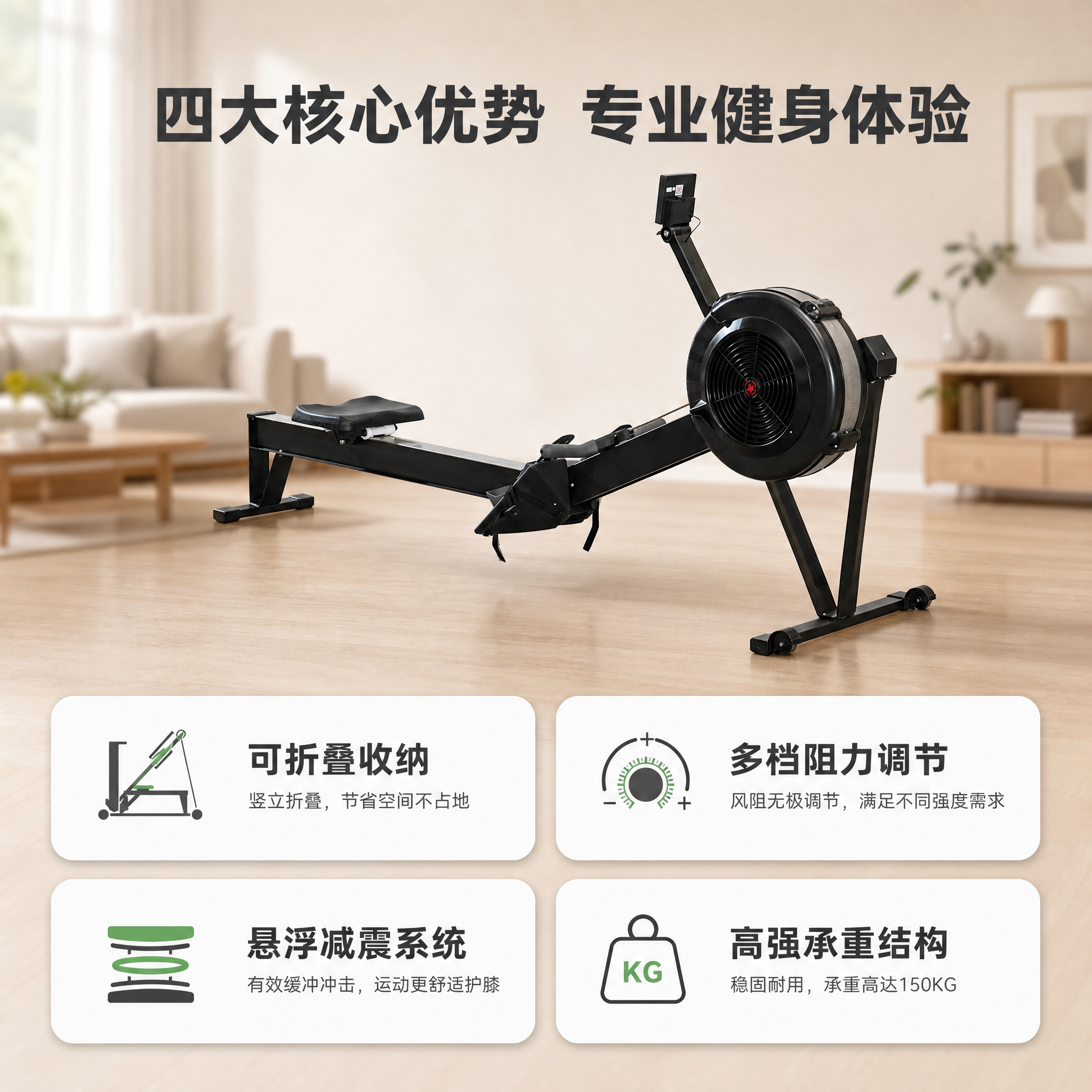 [主图-2] 核心价值与关键卖点：风阻划船机四大核心卖点总览，… - 图片创意预览