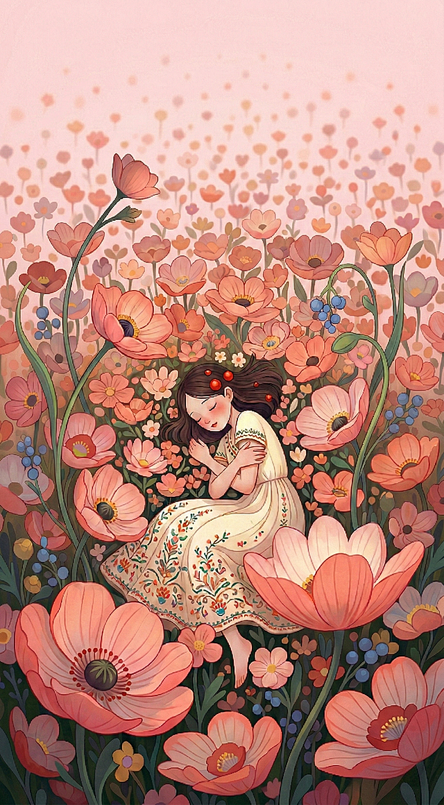 将画面背景色改为粉色