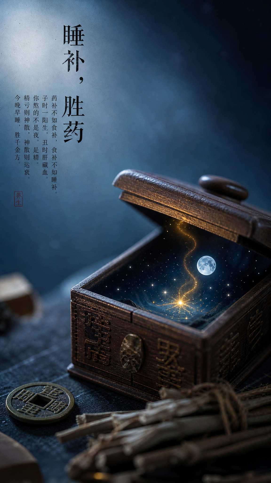 超写实商业级微距摄影，国风神话场景，极简设计风格，爆款朋友圈海… - 图片创意预览
