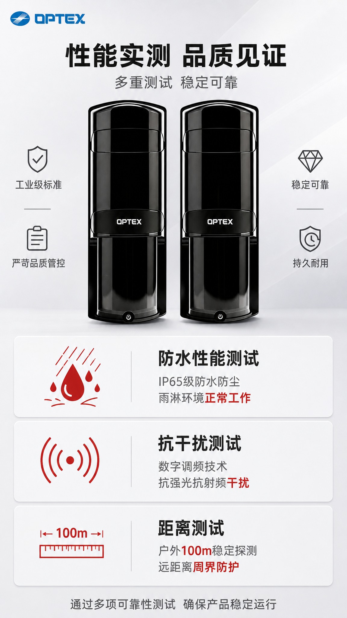 [商品] 使用【图1】AX系列红外对射探测器一对；保留黑色亮面… - 图片创意预览