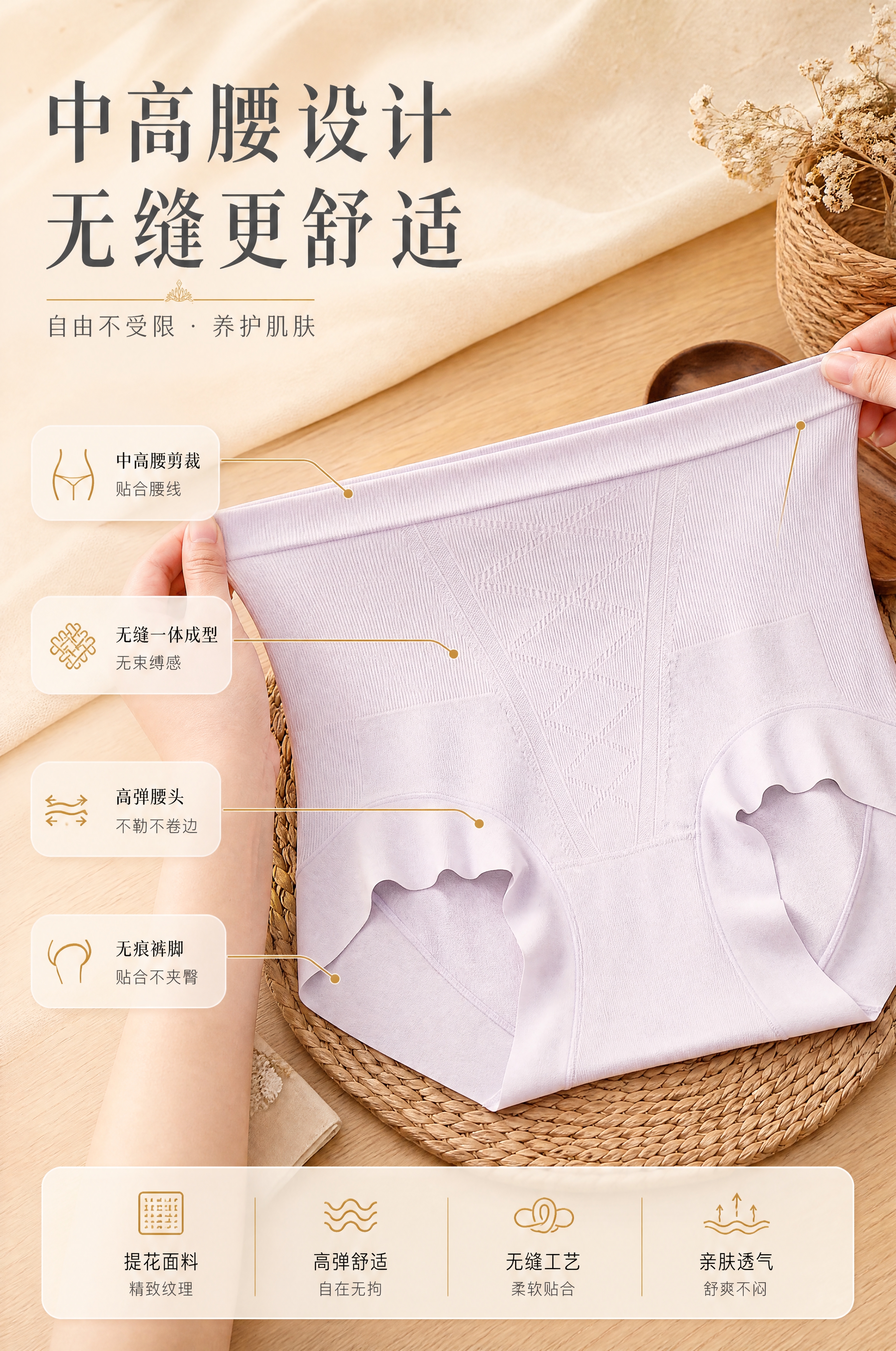 [商品] 使用【图2】淡紫色内裤平铺正面图+【图7】弹力展示参… - 图片创意预览
