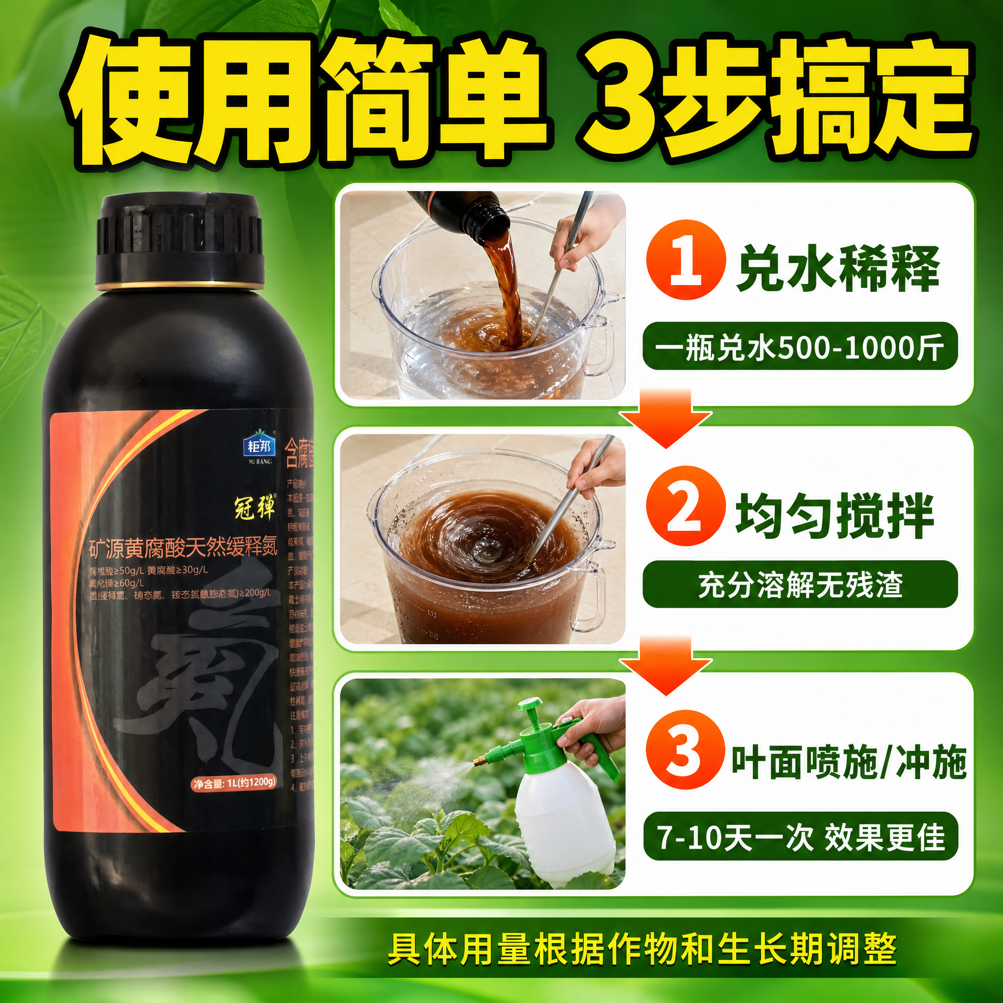 [主图-5] 使用方法+用量说明 简单好用 一学就会 [统一基… - 图片创意预览