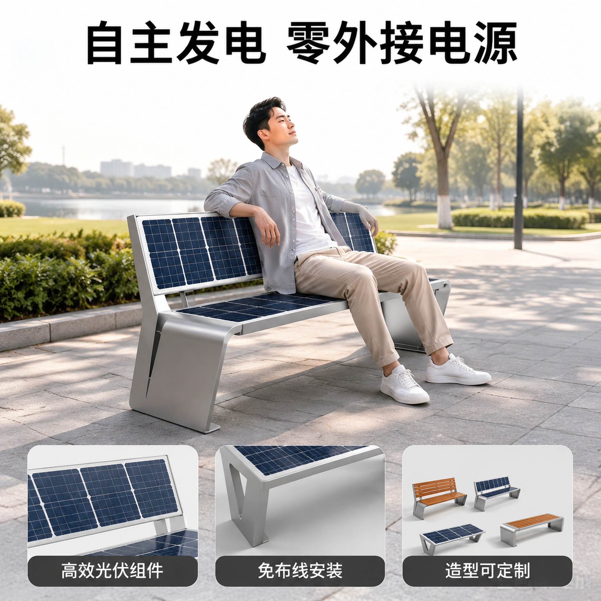 [主图-2] 光伏智能座椅核心功能展示 [氛围风格] 专业功能… - 图片创意预览