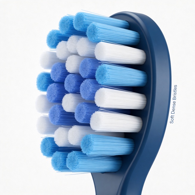 [Main Image 3] Bristle detail close-up display. [Atmosphere Style] Exquisite macro texture, clean an预览效果