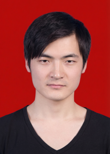 高清修复这张证件照扫描件，去除表面噪点，还原原始电子版高清人物证件照，保持脸部原有形状不变形，保留红色背景和人物服装预览效果