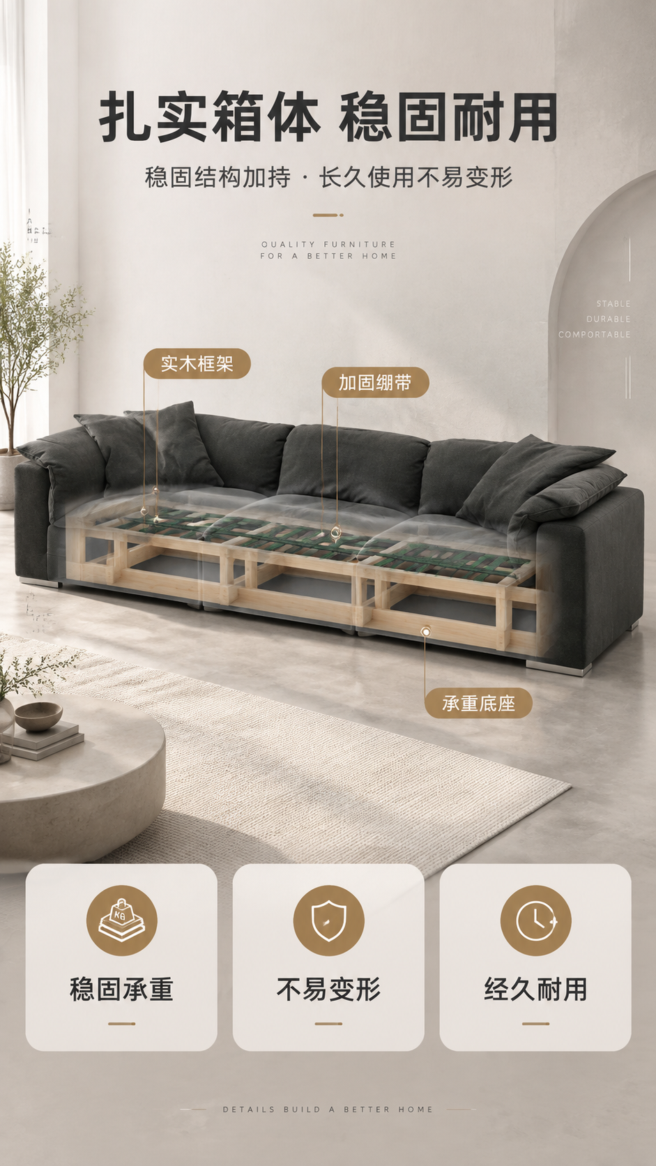 [商品] 使用【图1】LKS8876假日沙发深灰色布艺款；保留… - 图片创意预览