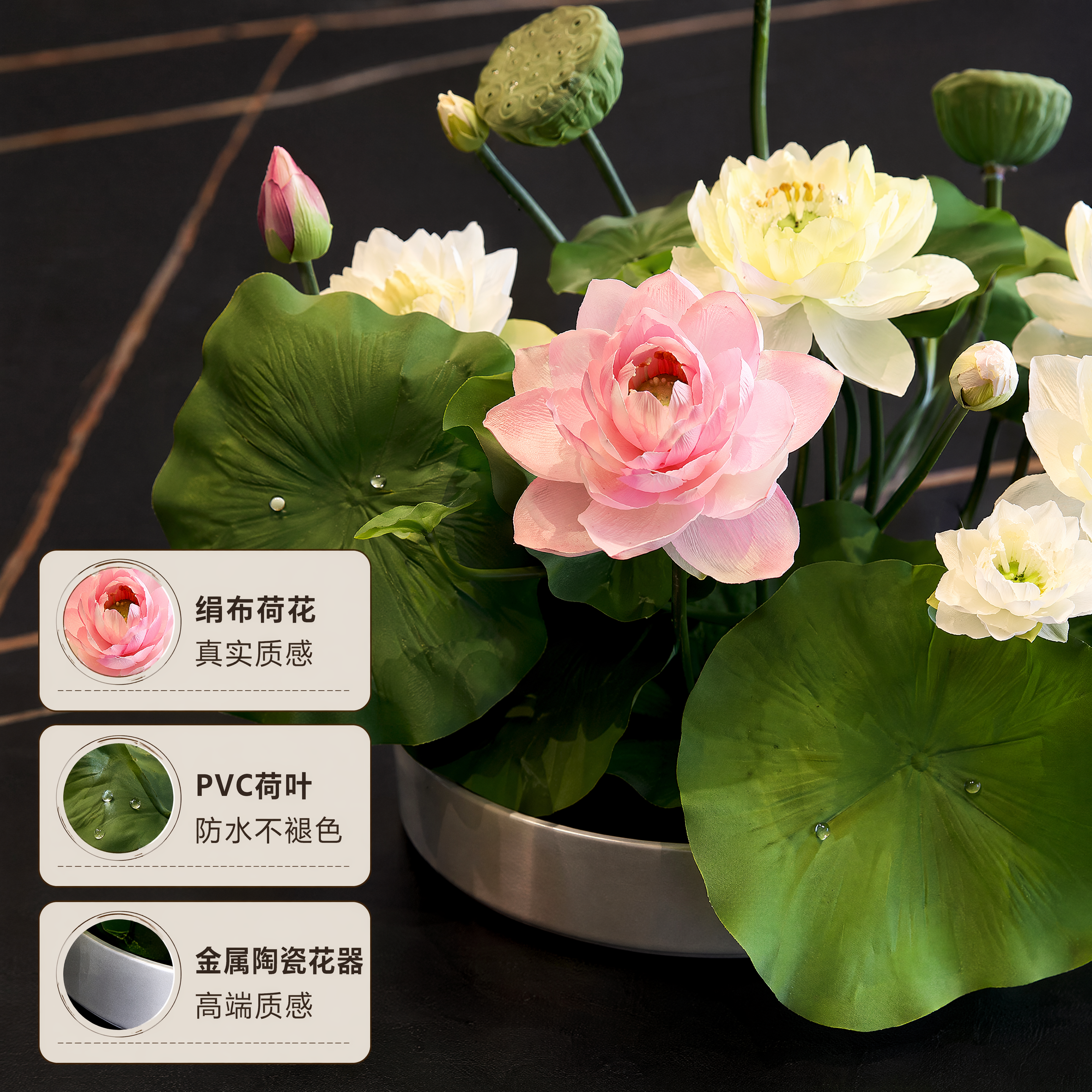 [主图-2] 材质细节卖点特写图 [氛围风格] 特写突出质感… - 图片创意预览