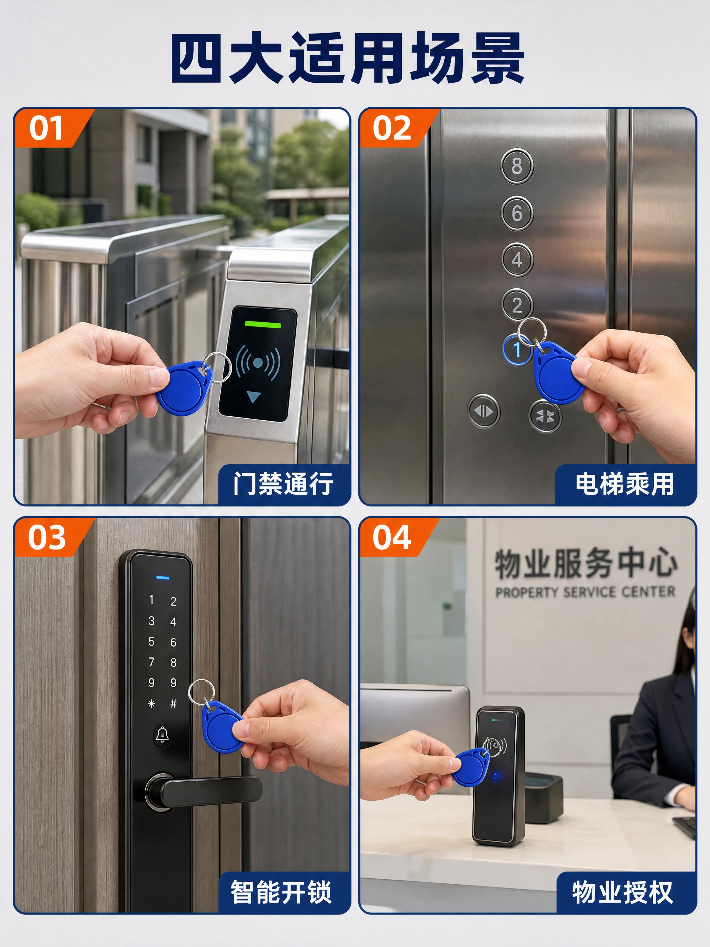 [商品] 使用【图1】蓝色水滴形IC钥匙扣卡；保留原外观结构与… - 图片创意预览