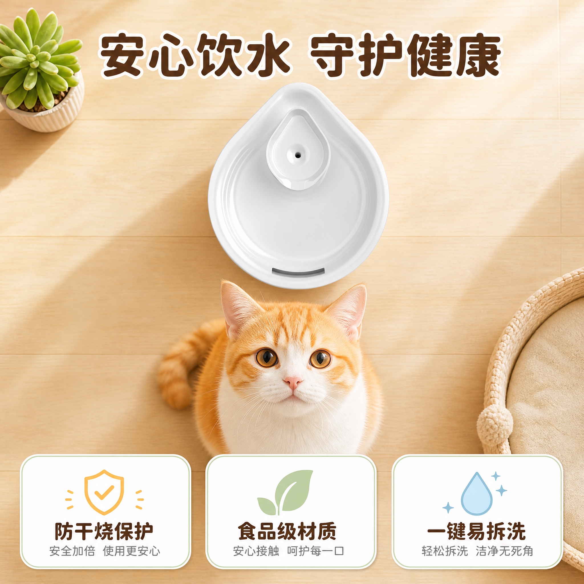 [主图-5] 信任收口图，核心任务是展示产品的易清洁设计和安全… - 图片创意预览