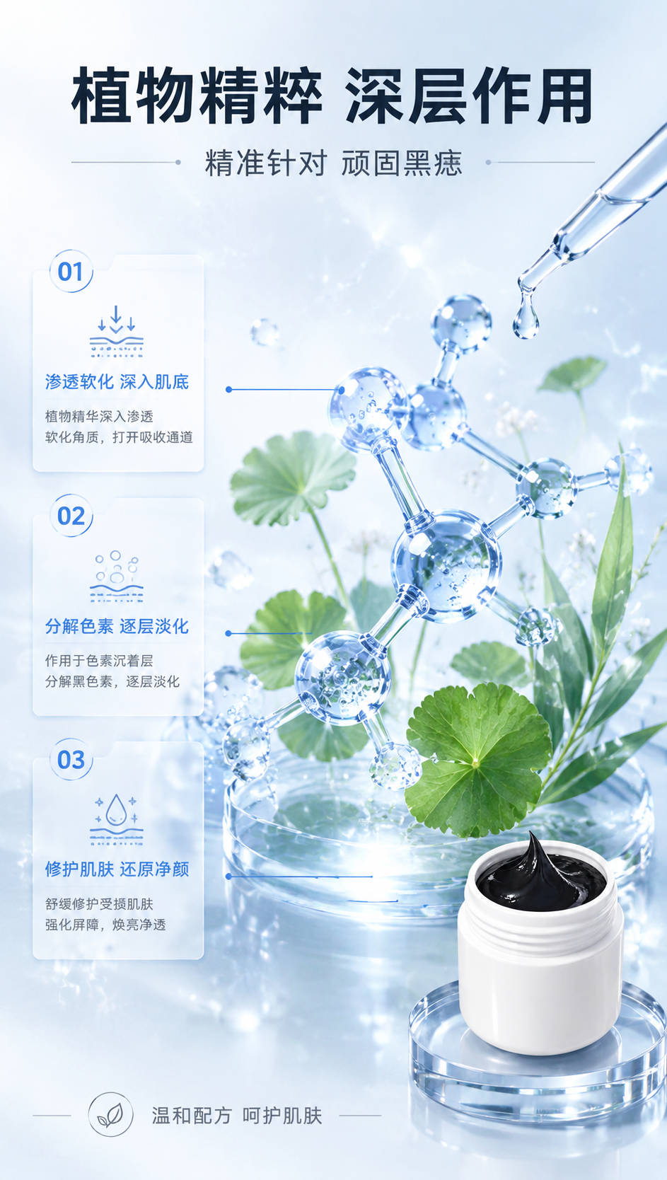[商品] 本页为成分机理专页，以成分为主视觉，产品小尺寸融入右… - 图片创意预览