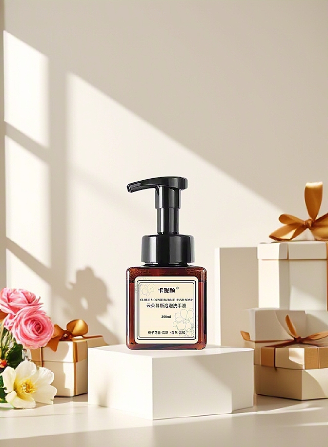 柔和光影下，与鲜花、礼盒相伴，营造出精致温馨氛围