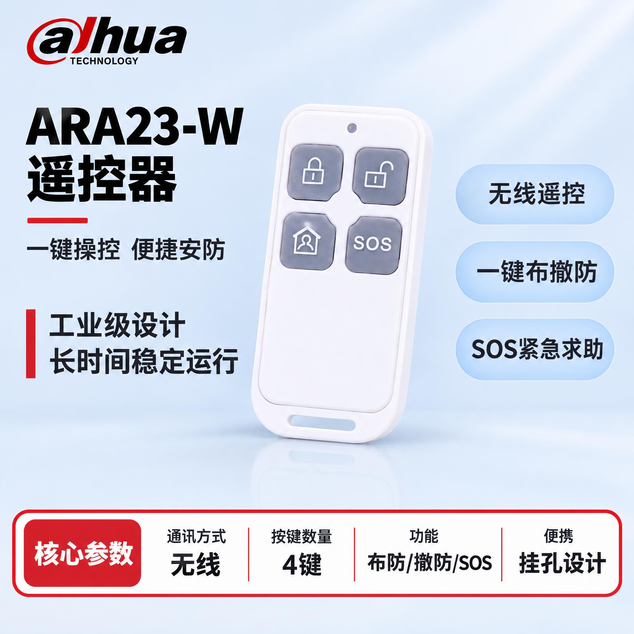[单张主图] ARA23-W 遥控器，严格沿用参考模板的版式结… - 图片创意预览