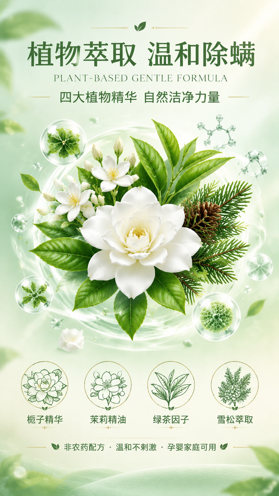 [画面] 目标：植物萃取页，高端香氛杂志风，与香型解析页风格统… - 图片创意预览