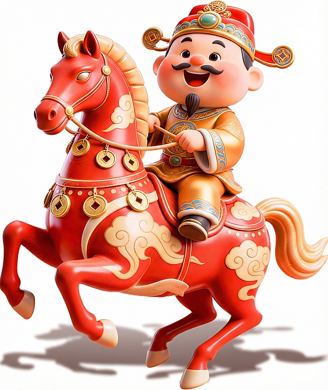 给马脚下加上自然投影