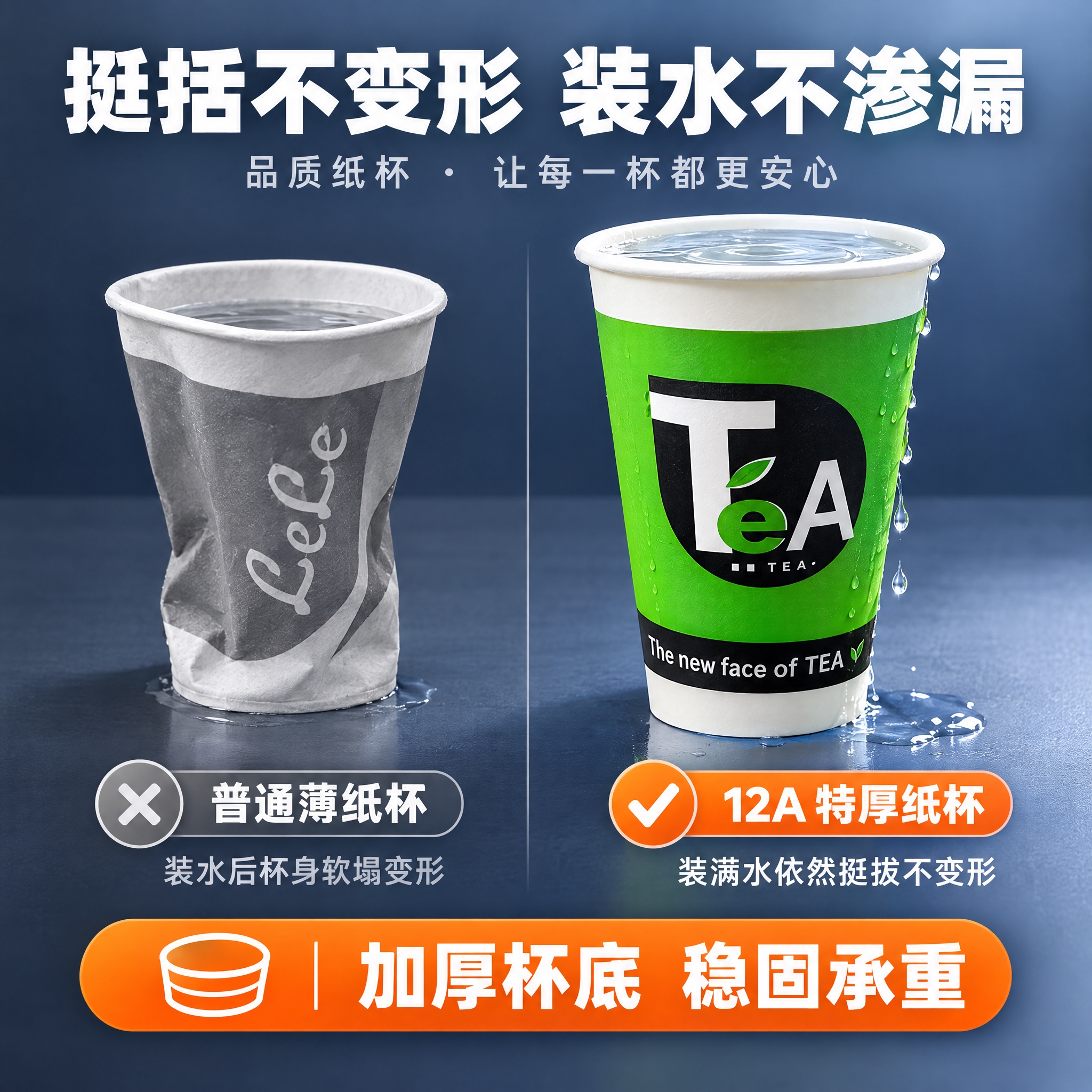 [主图-7] 使用安心 加厚杯底 不渗漏 挺括不变形 [统一基… - 图片创意预览