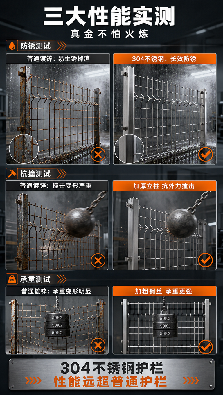 [商品] 使用【图1】304不锈钢双边丝护栏；保留产品结构和金… - 图片创意预览
