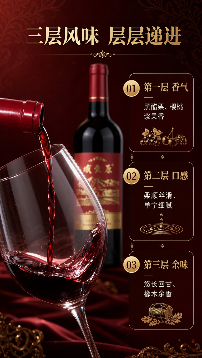 [商品] 使用【图4】倒酒特写与【图5】红酒瓶酒杯图；保留瓶身… - 图片创意预览