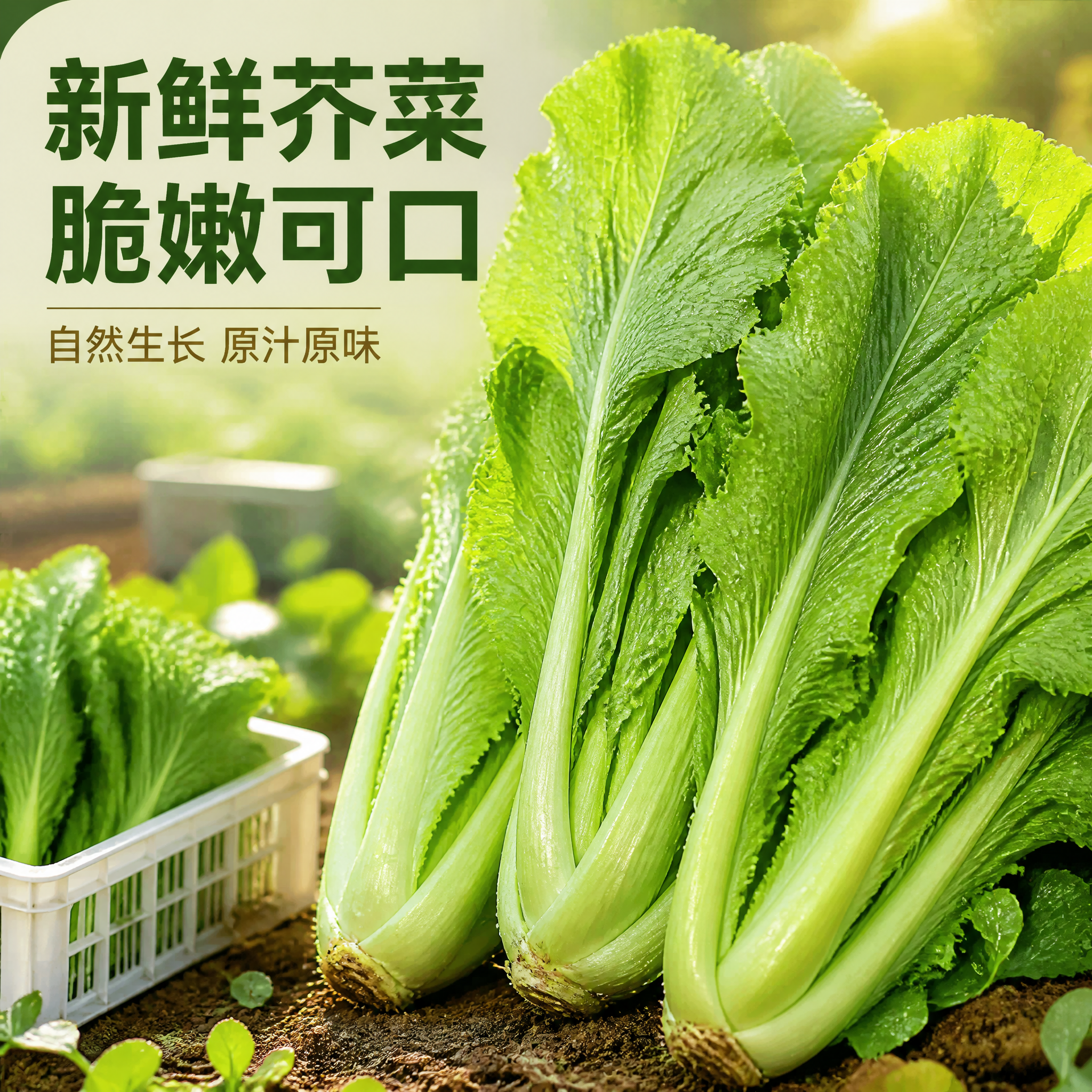 [主图-1] 芥菜 首图点击率 新鲜芥菜自然真实主题。 [统一… - 图片创意预览