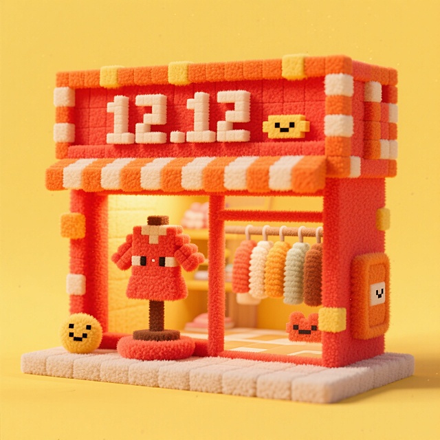 12·12主题店铺·毛毡像素风