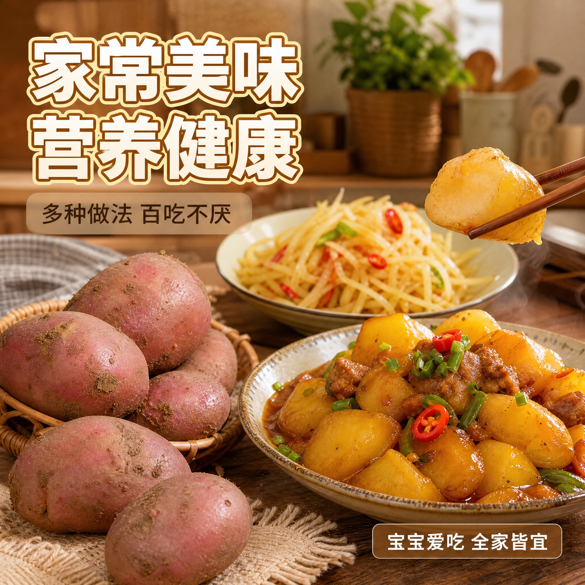 [主图-4] 食用场景 家常美味 营养健康 [统一基调] 整体… - 图片创意预览