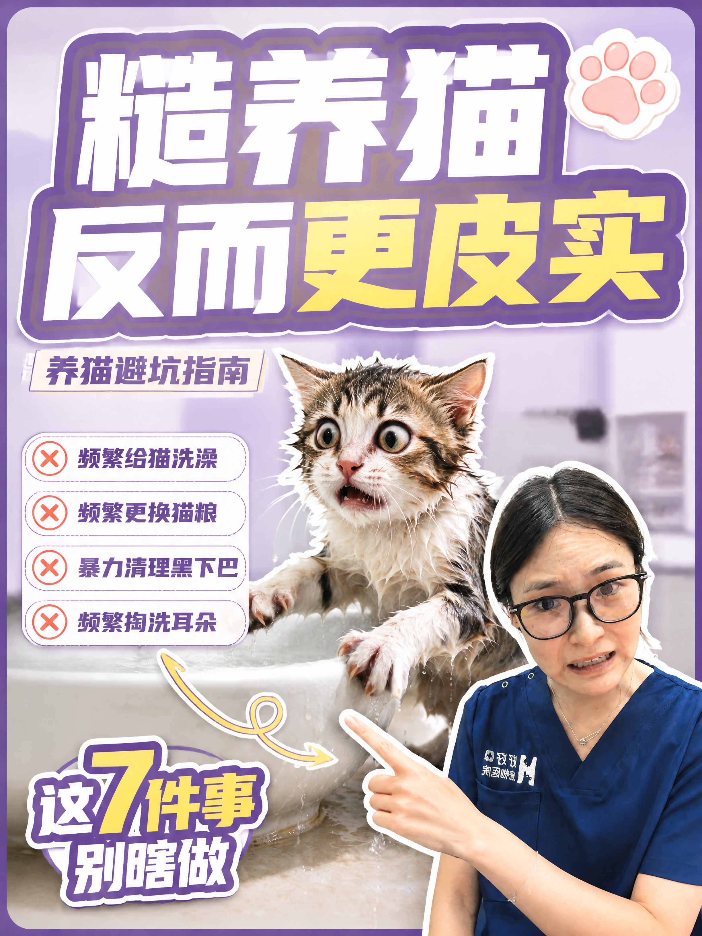 小红书笔记大字封面，配图大字，高饱和撞色警示风，版式精美，小红… - 图片创意预览