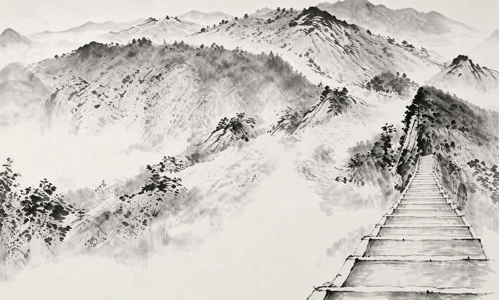去除右下角的“豆包AI生成”水印，去除画面四周所有红色印章，提… - 图片创意预览
