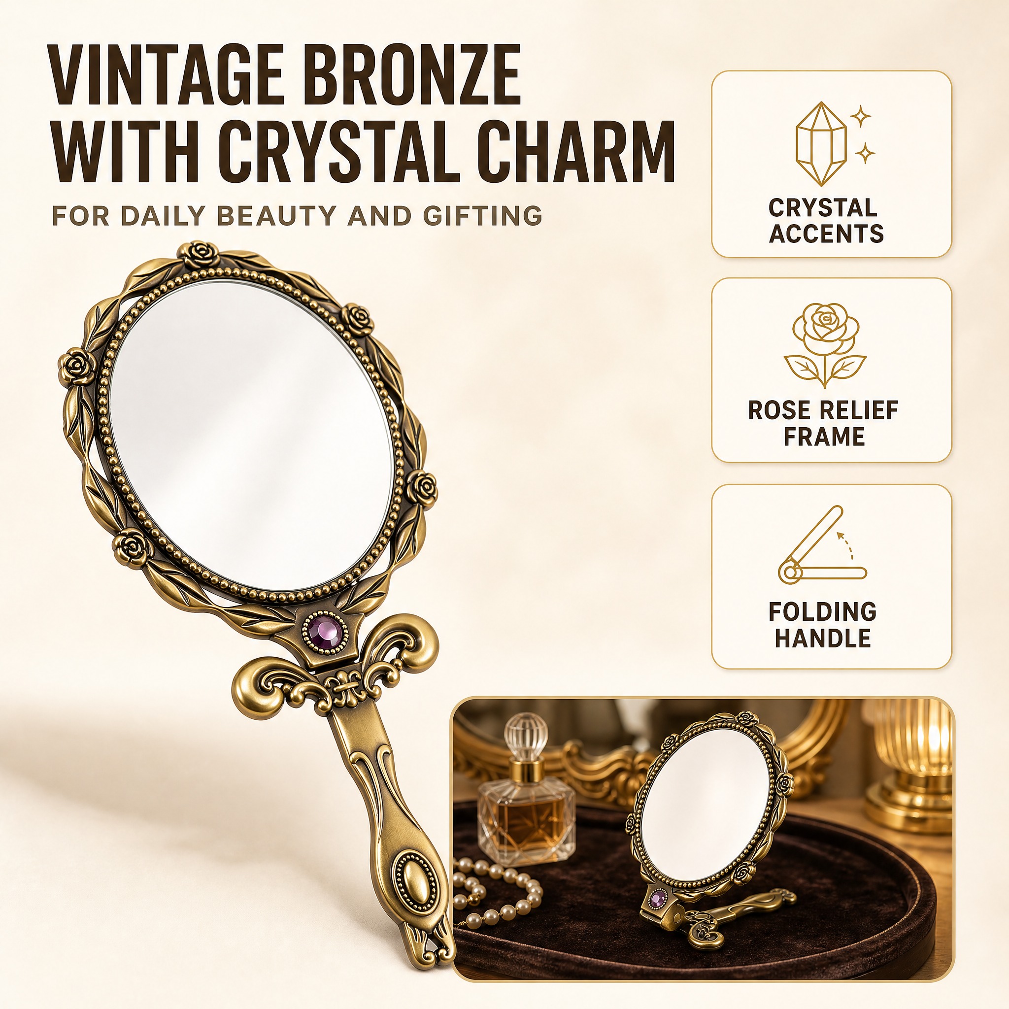 [主图-2] 商品名称「Vintage Bronze Hand… - 图片创意预览