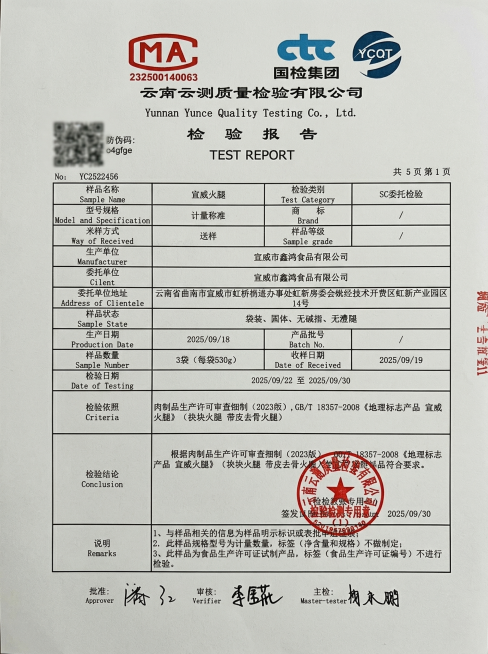 对这张检验报告左上角的二维码进行模糊打码遮挡，其余所有文字、标识、排版完全保持不变，不修改其他任何内容预览效果