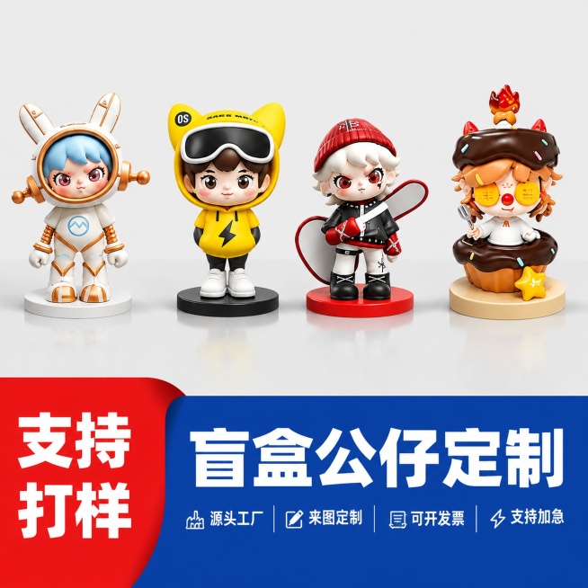 「图片1」「图片1」「图片1」「图片1」参考这些版式设计以及公仔形象，融合之前生成的版式以及公仔，生成新的版式新的主图设计预览效果