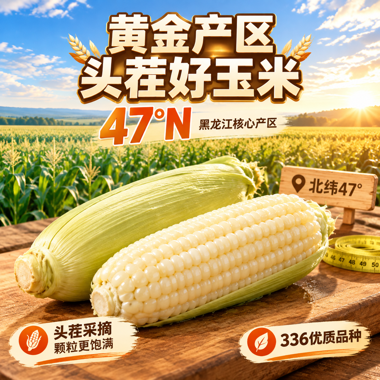 [主图-2] 核心亮点与产地溯源，主题为北纬47度黄金产区+头… - 图片创意预览