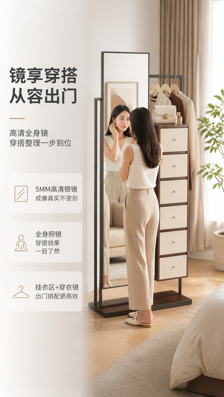 [商品] 使用【图1】DF-8824衣帽架；保留整体结构、配色… - 图片创意预览
