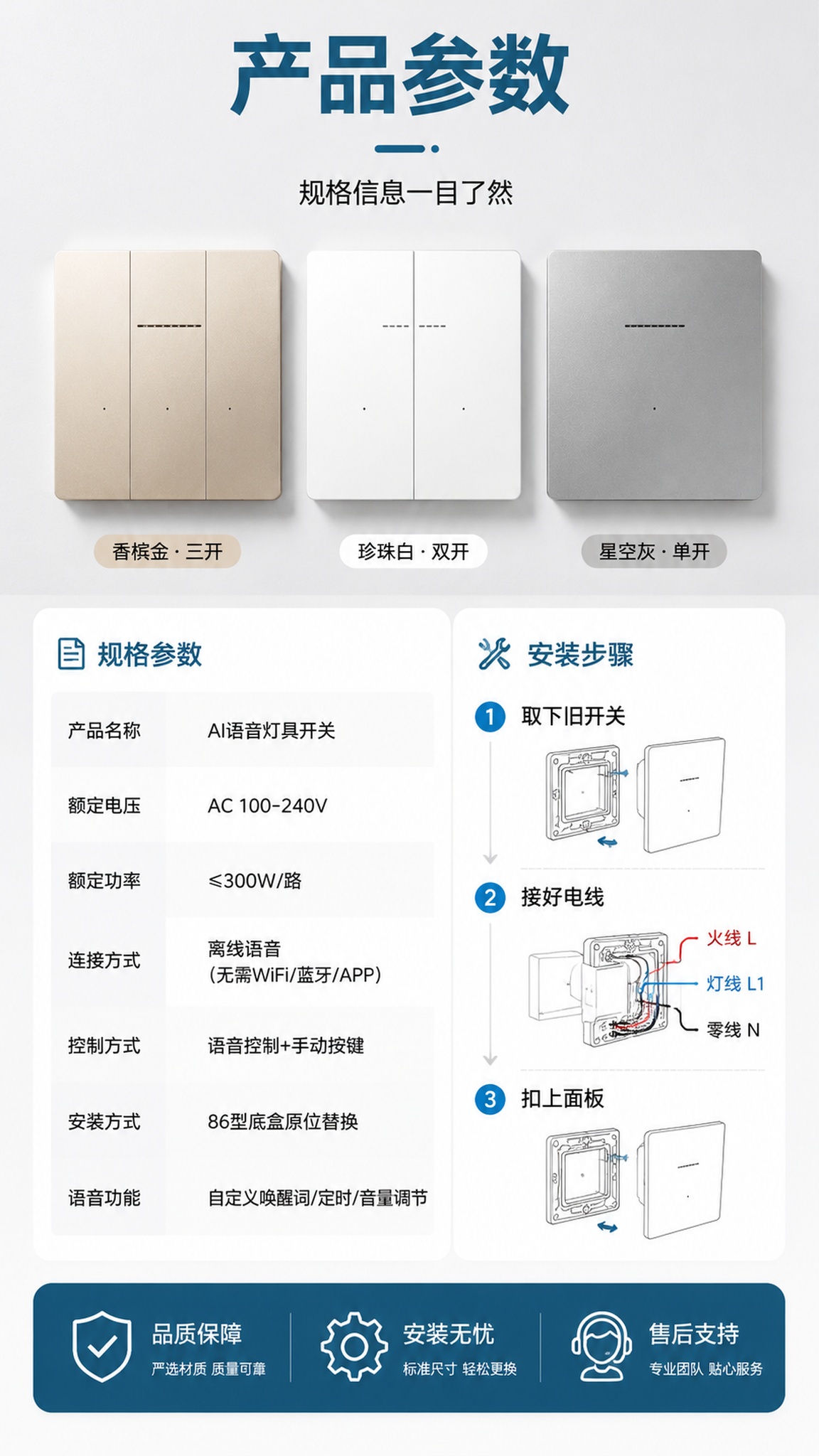 [第8屏] 详情页产品信息参数-SKU参数表+安装说明收尾。本… - 图片创意预览