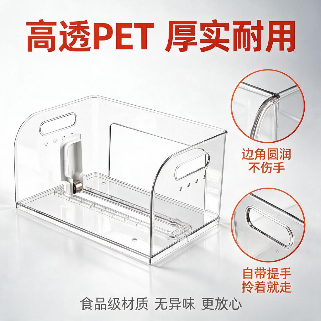 [主图-3] 材质细节与品质展示，突出高透PET材质、边角圆润… - 图片创意预览