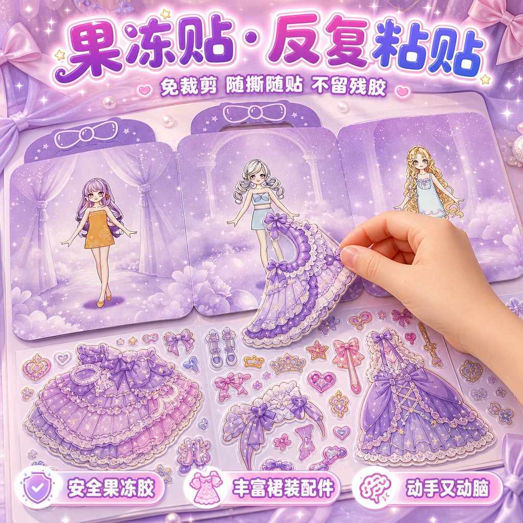正方形1:1构图，超高清电商主图，糖果梦幻少女风，鲜亮通透色彩… - 图片创意预览