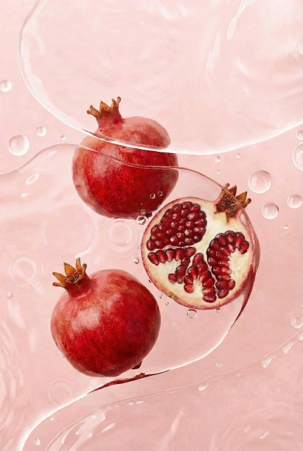 把中间的石榴细节修复一下，预览效果