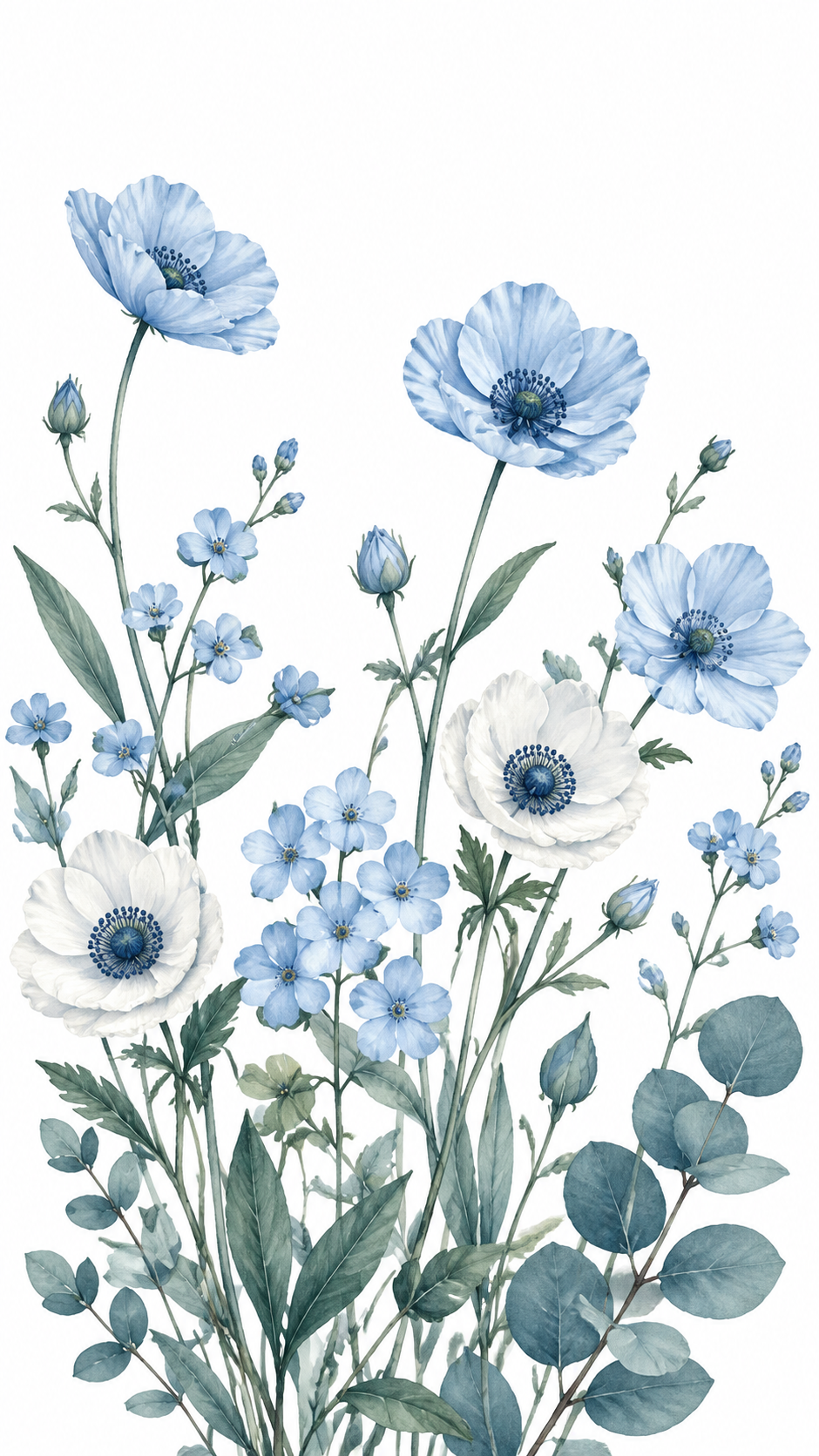 9:16 vertical standalone botani… - 图片创意预览